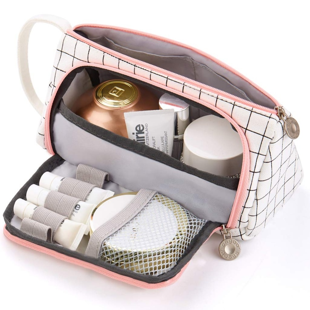 🔥- Portable 2 Layers Canvas Case Bag Large-cap CARRIE